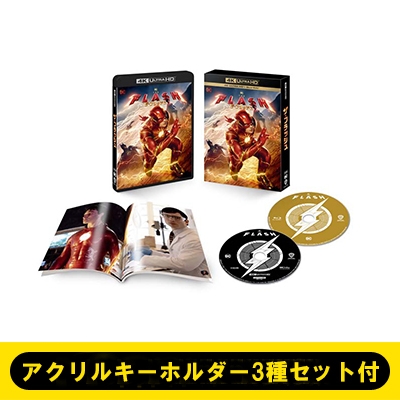 洋画Blu-ray　Disc　ザ・フラッシュ ブルーレイ＆DVDセット [アクリルキーホルダー3種セット付限定版] BLU-R】ザ・フラッシュ(初回仕様版)(アクリルキーホルダー3種
