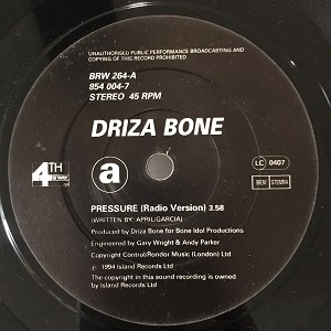 中古:盤質B】 Pressure : Drizabone | HMV&BOOKS online - BRW264