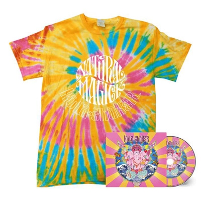 Natural Magick Tie-dye T-shirt +Signed Cd (S Size) : Kula Shaker