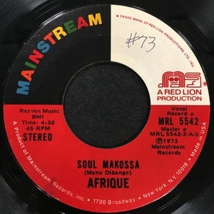 【中古:盤質B】 Soul Makossa / Hot Mud : Afrique | HMV&BOOKS Online - MRL5542