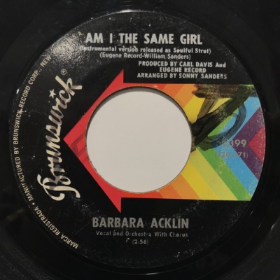 【中古:盤質B】 Am I The Same Girl : Barbara Acklin | HMV&BOOKS online - 55399