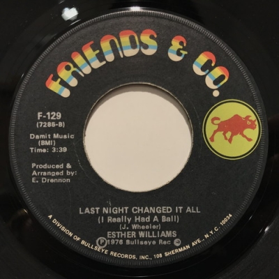 中古:盤質B】 Last Night Changed It All : Esther Williams