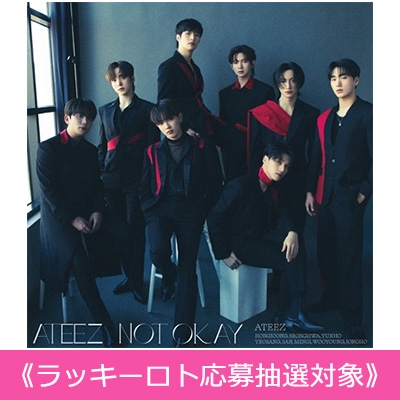 ATEEZ NOT OKAY HMV ラッキーロト ラキロト 8種コンプK-POP・アジア 