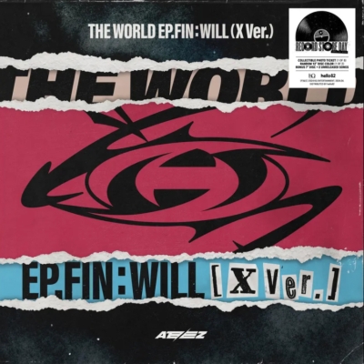 ateez will HMV 日本限定　コンプリート World Ep Fin: Will (Lp+7inch)(Clear Or Black Ice Vinyl, Gatefold