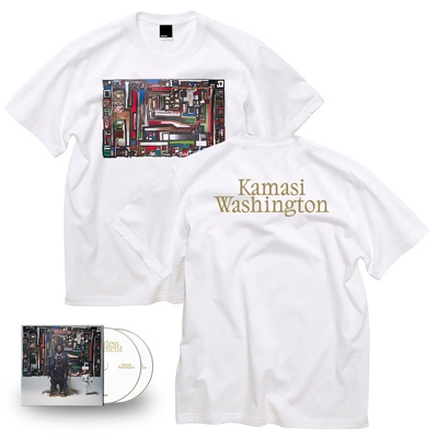 新品 Kamasi Washington 2018年 オフィシャルツアーTシャツ 初回生産限定盤】(2枚組UHQCD+T-SHIRTS[L]) : Kamasi Washington