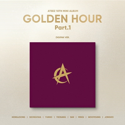 10th Mini Album: GOLDEN HOUR: Part.1 (Digipak ver.)(Random Cover 