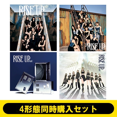 4形態同時購入セット》 RISE UP (初回生産限定盤A+初回生産限定盤B+通常盤+期間生産限定盤) : NiziU | HMVu0026BOOKS  online - ESCL6004SET