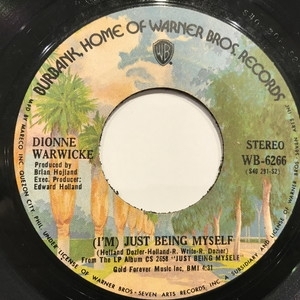 中古:盤質B】 (I'm)Just Being Myself : Dionne Warwick | HMV&BOOKS