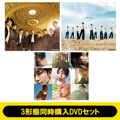 3形態同時購入DVDセット》 RAYS【初回盤A+初回盤B+通常盤】 : Snow Man | HMV&BOOKS online -  JWCD98651SET