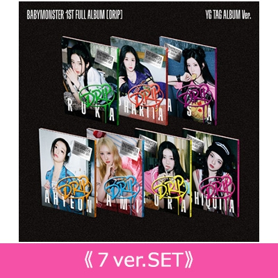 DRIP (YG TAG ALBUM Ver.)(7ver.SET)【完全生産限定盤