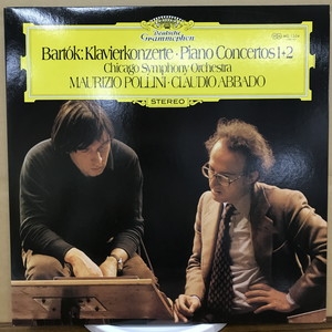 【売約済】ポリーニ&アバド／バルトーク 中古:盤質AB】 Piano Concertos 1 +2: Maurizio Pollini