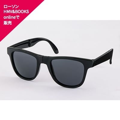 反射をブロック!安全!快適!折りたたみ偏光グラス ブラックレンズ