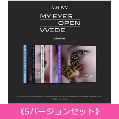 5バージョンセット》 1st EP Album: MY EYES OPEN VVIDE (MEOVV