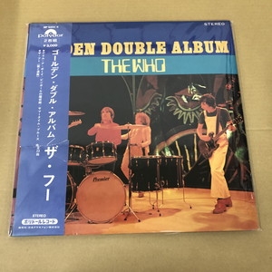 THE WHO／ゴールデンダブルアルバム 2枚組LP レコード ザ・フー THE WHO ゴールデンダブルアルバム 2LPレコード 中古品