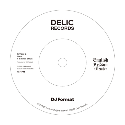 English Lesson～remix (7インチシングルレコード) : DJ Format