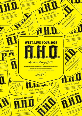 ミュージック west. LIVEDVD WEST. LIVE TOUR 2025 'A.H.O. - Audio Hang Out ' on Blu-ray