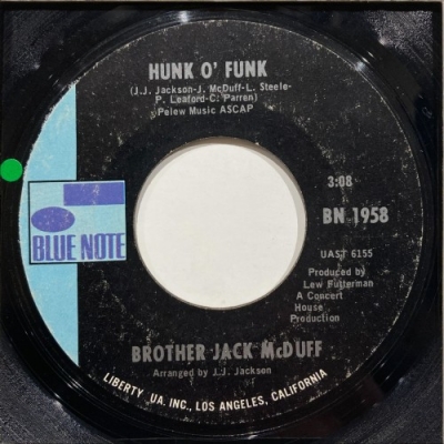 中古:盤質B】 Hunk O Funk / Mystic John : Brother Jack Mcduff