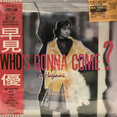 LP☆早見優⁄WHO´S GONNA COME？［帯付⁄オリジナルPOP FUNK⁄28TR-2180