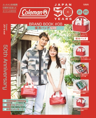 Coleman ローリングバッグ　赤 Coleman BRAND BOOK #08 保冷バッグ RED : ブランド付録つきアイテム