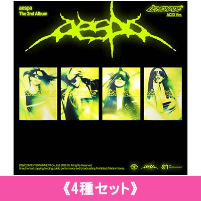 4種セット》 2nd Album: LEMONADE (ACID Ver.) : aespa | HMV&BOOKS