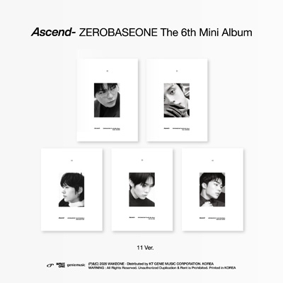 The 6th Mini Album [Ascend-] 11 Ver.(ランダムカバー・バージョン