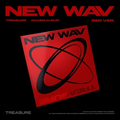 TREASURE 4th MINI ALBUM [NEW WAV] (RED VER.) : TREASURE