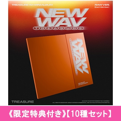 限定特典付き》 TREASURE 4th MINI ALBUM [NEW WAV] (RAW VER.)【10種