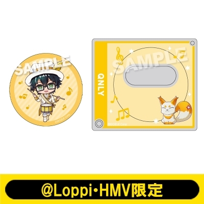 新品未使用品！【ローソン・HMV限定】映画 けいおん！ 缶バッジ 8種 セット 缶バッジ＋缶バッジケースセット（おんりー / ミニキャラ）【@Loppi