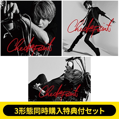 3形態同時購入特典付セット》Checkpoint【初回盤A+初回盤B (CD+Blu-ray