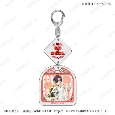 蘇枋隼飛 バースデー 缶バッジ ブロマイド アクリルチャーム アクリルチャーム 蘇枋隼飛【WIND BREAKER×RASCAL】 : WIND BREAKER