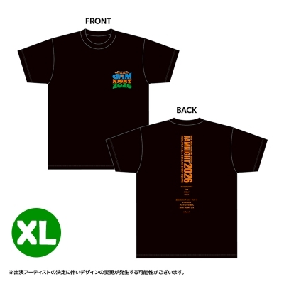 Tシャツ（黒）XLサイズ / JAMNIGHT 2026 : JAM NIGHT 2026 | HMV&BOOKS