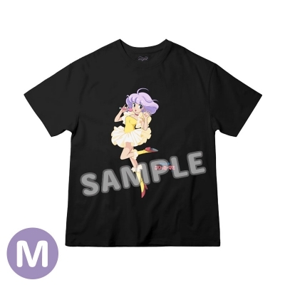 リッスンフレーバー クリィーミー　マミ ブラック Tシャツ　アニメ　半袖　新品 描き下ろしクリィミーマミ Tシャツ／Black（Mサイズ） : MyM
