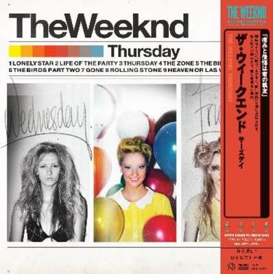 Thursday(帯付/輸入盤国内仕様/2枚組アナログレコード) : The Weeknd Thursday(帯付/輸入盤国内仕様/2枚組アナログレコード) : The Weeknd