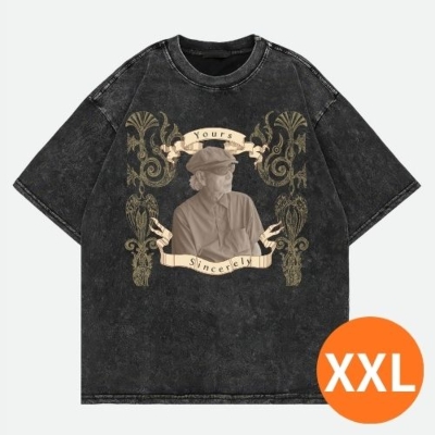 XXLサイズ/ブラック】YOURS SINCERELY ALBUM TEE : 細野晴臣