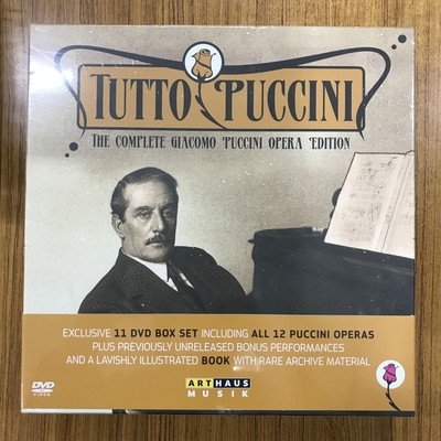 TUTTO PUCCINI DVD BOX SETクラシックプッチーニオペラ全集 中古:盤質S】 トゥット・プッチーニ～オペラ全集（11DVD