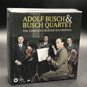 ADOLF BUSCH & BUSCH QUARTET ボックスセット 中古:盤質AB】 アドルフ・ブッシュ＆ブッシュ四重奏団／ワーナー録音
