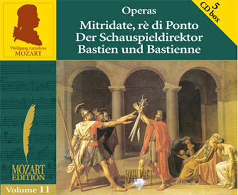 Mozart Edition Vol.11-opera.3: Mitridate, Der Schauspieldirektor