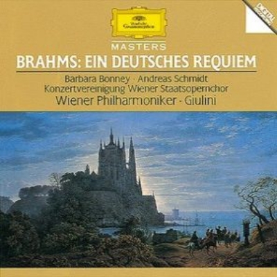 [CD/Dg]ブラームス:ドイツ・レクイエムOp.45/B.ボニー(s)&A.シュミット(br)&C.M.ジュリーニ&ウィーン・フィルハーモニー管弦楽団 1987.6