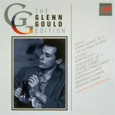 グールド：弦楽四重奏曲、プーランク：『オーバード』より、他 シンフォニア四重奏団、グレン・グールド、他 : グールド、グレン（1932-1982） |  HMVu0026BOOKS online - SRCR-1853