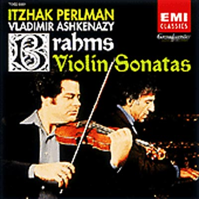 【売約済】パールマン & アシュケナージ／ブラームス:ヴァイオリン・ソナタ全集 Itzhak Perlman / イツァーク・パールマン「Brahms: Violin