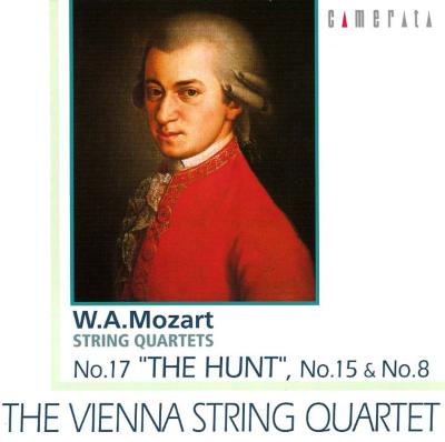 W.A.モーツァルト：弦楽四重奏曲 第17番「狩」，第15番＆第8番