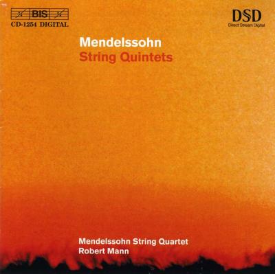 メンデルスゾーン　b String Quintet, 1, 2, : Mendelssohn Sq R.mann(Va