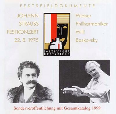 Boskovsky / Vpo (1975 Salzburg Live) : シュトラウス・ファミリー