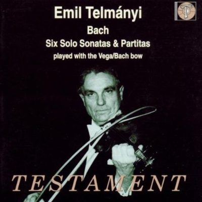 無伴奏ヴァイオリンのためのソナタとパルティータ全曲　エミル・テルマーニ（バッハ弓使用）（2CD）