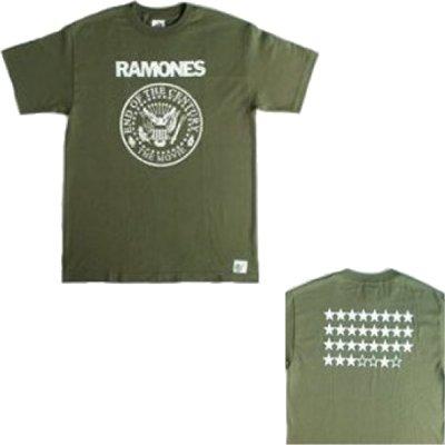 Ramones / End Of The Century tシャツ / アーミーグリーン / L