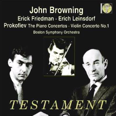ピアノ協奏曲全集、ヴァイオリン協奏曲第1番 ジョン・ブラウニング、エリック・フリードマン、エーリヒ・ラインスドルフ＆ボストン交響楽団（2CD） :  プロコフィエフ（1891-1953） | HMVu0026BOOKS online - SBT21376