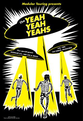 Yeah Yeah Yeahs: Australian Tour Poster : Yeah Yeah Yeahs