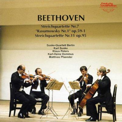 弦楽四重奏曲第7番『ラズモフスキー第1番』、第11番 ズスケ・クァルテット・ベルリン : ベートーヴェン（1770-1827） | HMVu0026BOOKS  online - KICC-9437