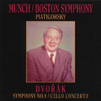 交響曲第8番、チェロ協奏曲 ミュンシュ＆ボストン交響楽団、ピアティゴルスキー（vc） : ドヴォルザーク（1841-1904） | HMVu0026BOOKS  online - BVCC-38454
