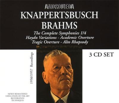 交響曲集 クナッパーツブッシュ、他(3CD) : ブラームス（1833-1897 